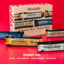 Barebells Protein Bars Variety Pack - 12 Count, 1.9oz Bars - Protein Snacks with 20g of High Protein - Chocolate Protein Bar with 1g of Total Sugars - Perfect on The Go Protein Snack & Breakfast Bars