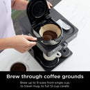 Ninja Espresso & Coffee Barista System 12-Cup, Built-In Milk Frother, Nespresso Capsule Compatible, CFN601, Black