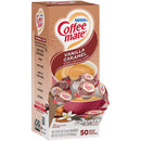 Coffee mate Vanilla Caramel Non-Dairy Creamer, 0.375 fl oz, 200 Count Tubs (4 Packs of 50)