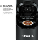 Keurig K-Supreme Single Serve K-Cup Pod Coffee Maker, MultiStream Technology, 4 Brew Sizes, 66oz Dual-Position Removable Reservoir, Black