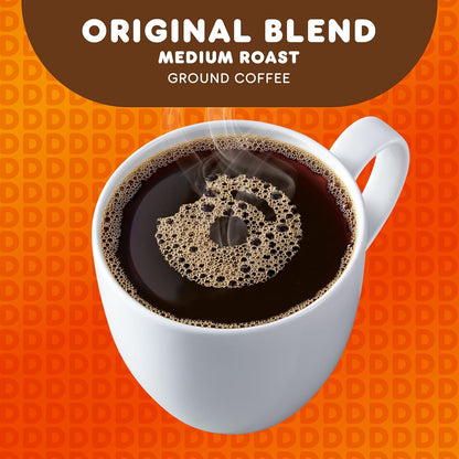 Dunkin' Original Blend Medium Roast Coffee K-Cup Pods, Keurig Compatible, 60 Count (6 Pack)