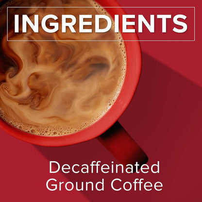 Folgers Simply Smooth Medium Roast Ground Coffee 23 oz Canister, AromaSeal Container, Smooth Flavor, Stomach Friendly Coffee