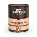 (6 pack) Don Francisco's Hawaiian Hazelnut Ground Flavored Coffee: Rich, Aromatic 100% Arabica Beans - (10 oz Recyclable Can)