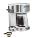 Hamilton Beach 2-Way Programmable Coffee Maker, Single Serve Coffee Maker & 12-Cup Coffee Pot, Black
