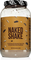 Naked Shake - Vegan Protein Powder, Strawberry Banana - Flavored Plant Based Protein With Mct Oil, Gluten-Free, Soy-Free, No Gmos Or Artificial Sweeteners - 30 Servings