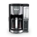 Ninja 12-Cup Programmable Drip Coffee Maker, 2 Brew Styles, Adjustable Warming Plate, CE250, Black/Stainless Steel