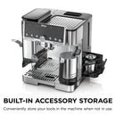 Ninja Luxe Café Pro Espresso Machine & Drip Coffee Maker, Cold Brew, Hot Water, Integrated Tamper, Built-in Grinder, Hands-Free Frother for Cappuccinos, Lattes, Americanos, Dairy or Non-Dairy, ES701
